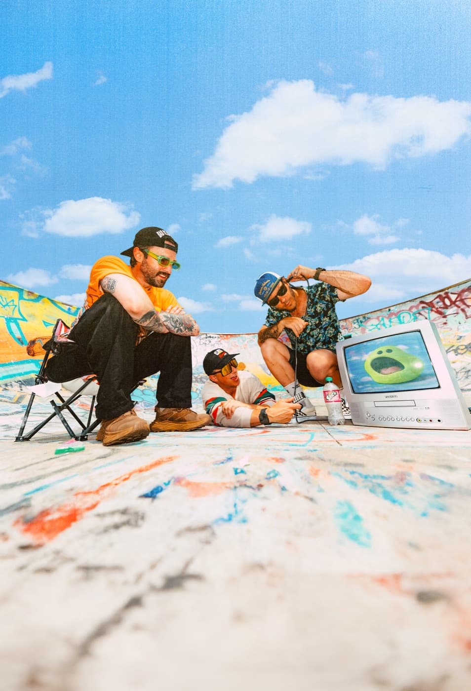 Sickboy on location at the skate bowl