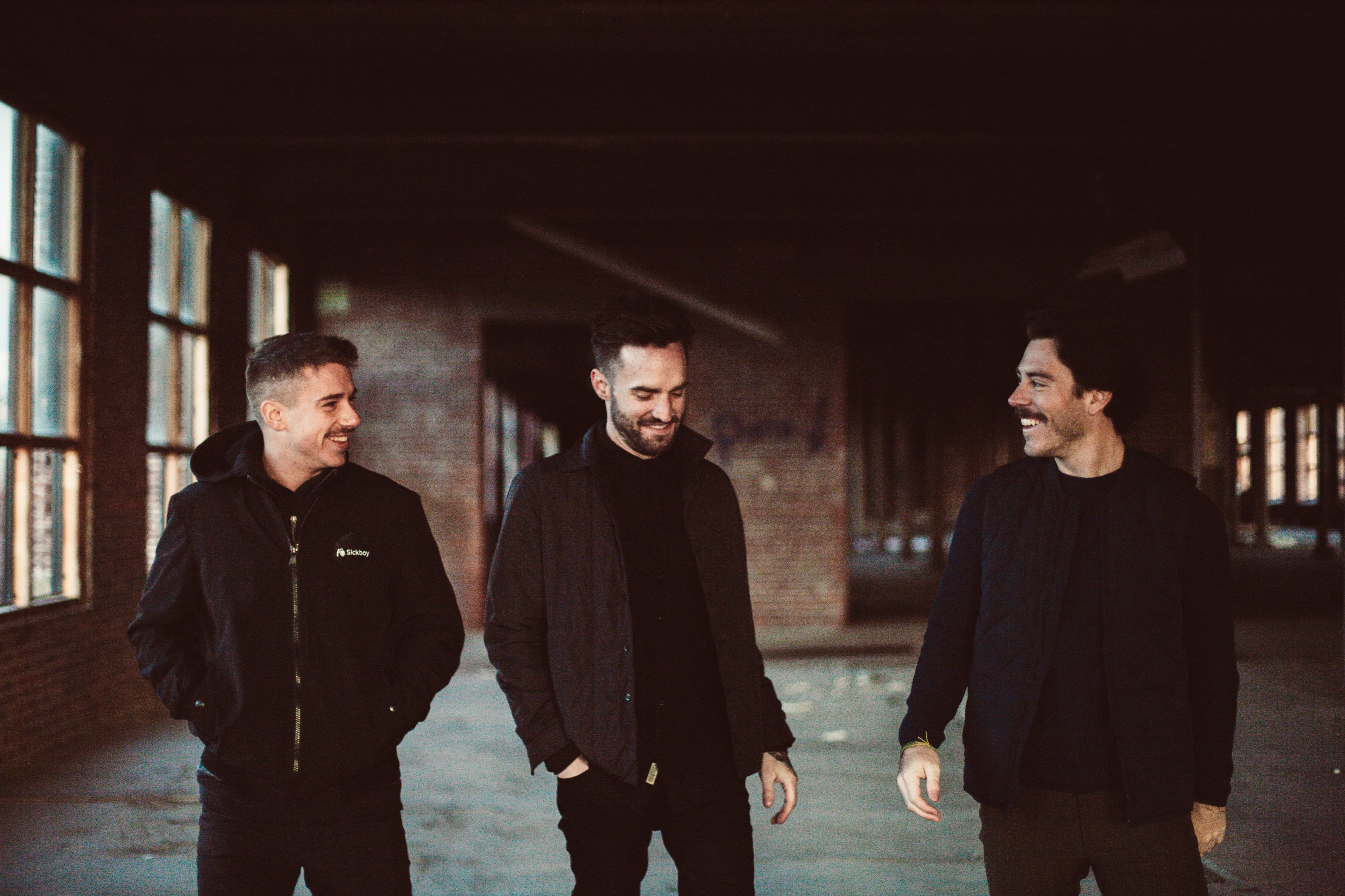 Jeremie, Brian and Taylor laughing together